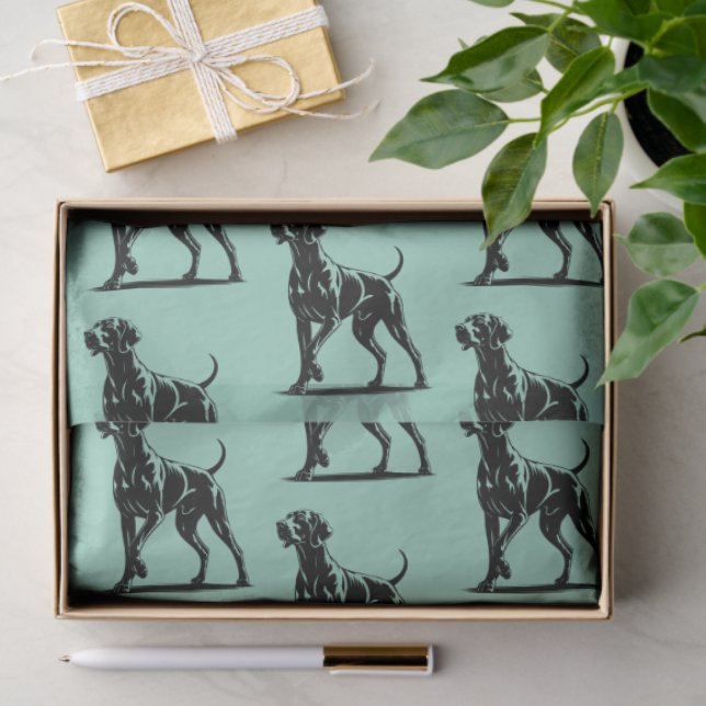 weimaraner  tissue paper (Gift)