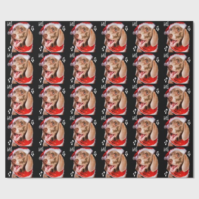 Weimaraner Wrapping Paper (Flat)