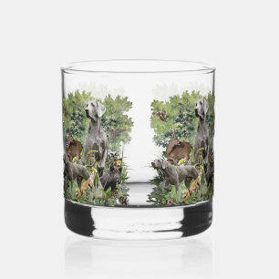 Weimaraners Whiskey Glass