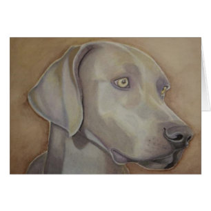 Weimeraner in Watercolour