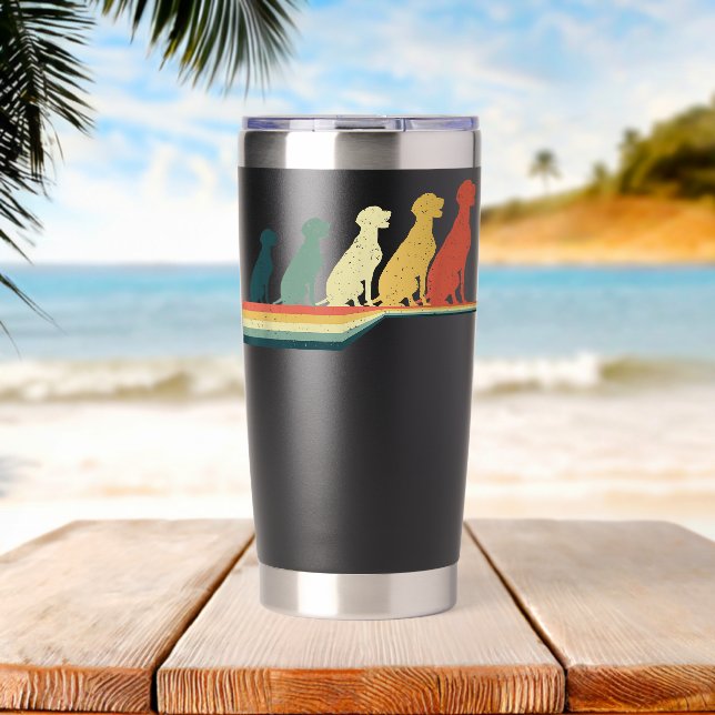 WEIMERANER LABRADOR INSULATED TUMBLER (Beach (Rotated))