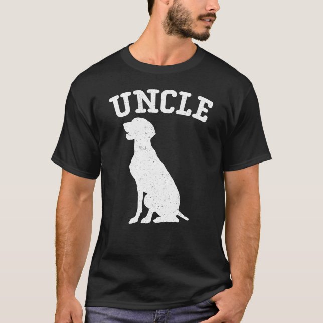 Weimeraner - Labrador Uncle - For Uncle T-Shirt (Front)