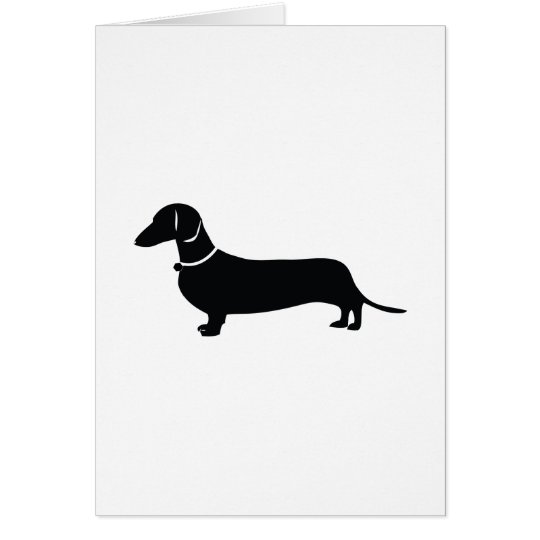 Weiner Dog Card