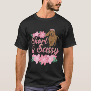 Weiner Dog Dachshund Short And Sassy T-Shirt