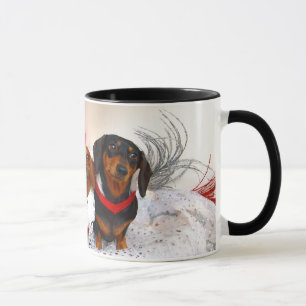 Weiner Dog Holiday Mug