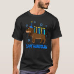 Weiner Dog Menorah,Festive Dog Mazel Tov Holiday H T-Shirt<br><div class="desc">Weiner Dog Menorah, Festive Dog Mazel Tov Holiday Hanukkah</div>
