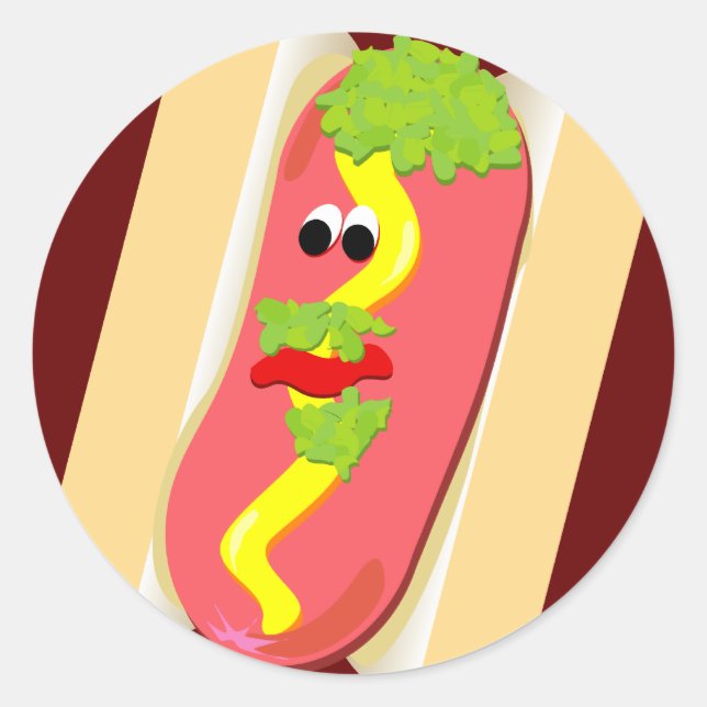 weiner fun food sticker (Front)