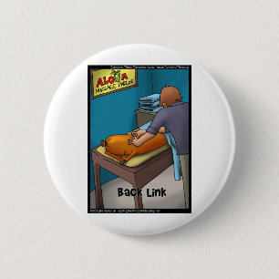 Weiner Massage aka Backlink Funny Gifts & Cards 6 Cm Round Badge