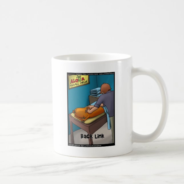 Weiner Massage aka Backlink Funny Gifts & Cards Coffee Mug (Right)