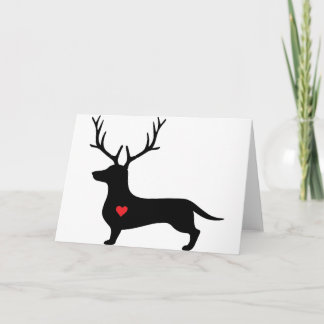 Weiner Reindeer! Holiday Card
