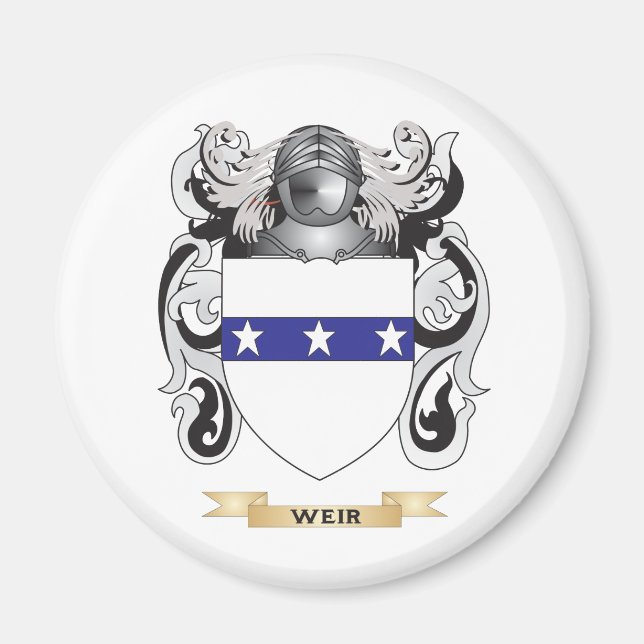 Weir Family Crest (Coat of Arms) Magnet (Front)