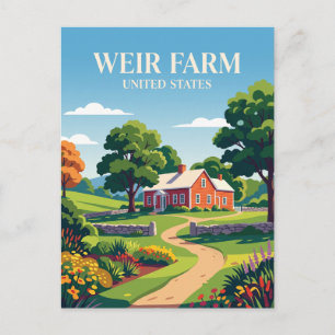 Weir Farm National Historical Park Connecticut Postcard