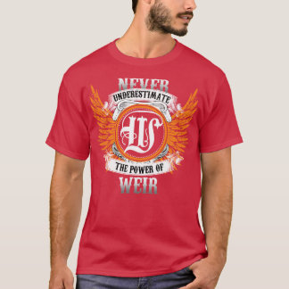 Weir Name Shirt Never Underestimate The Power Of W