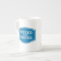Weird and Proud bone china mug