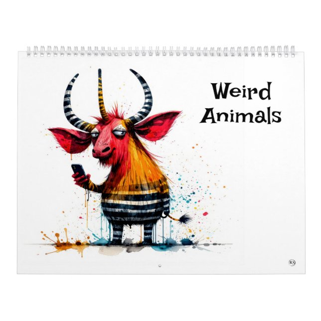 Weird Animals Art Calendar (Cover)
