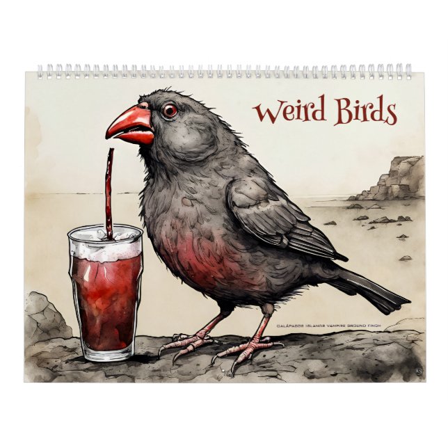 Weird Birds Art Calendar (Cover)