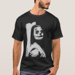 Weird creepy clown smiling T-Shirt<br><div class="desc">Weird creepy clown smiling. Cool design perfect for people who love horror movies,  games,  and comics. Grab this design as a birthday or Christmas gift for your boyfriend,  girlfriend,  brother,  sister,  or friend who loves creepy clowns. The design is also great for all Halloween lovers.</div>