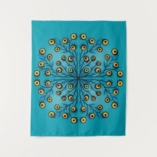 Weird Creepy Horror Art Halloween Tapestry