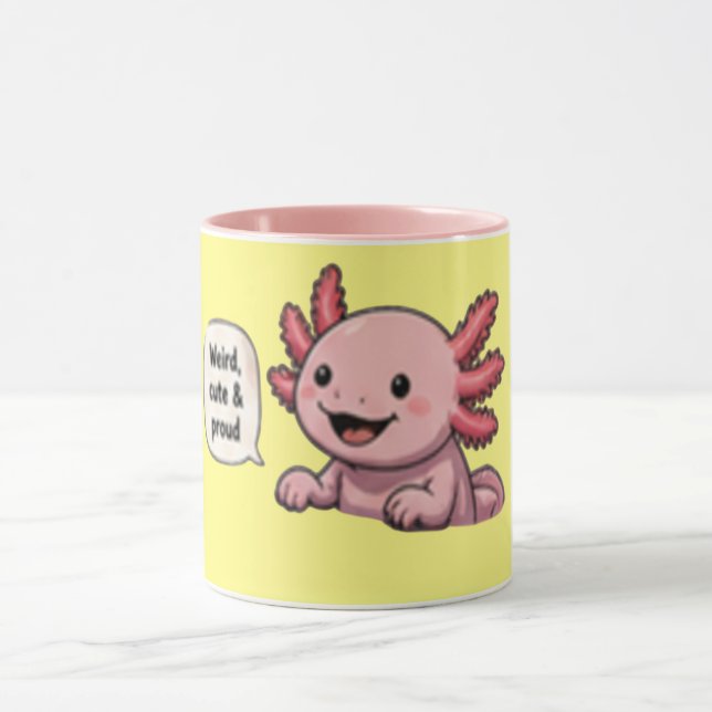 Weird Cute and Proud | Funny Coffee Mug (Center)