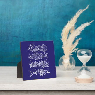 Weird Deep Sea Fish Plaque