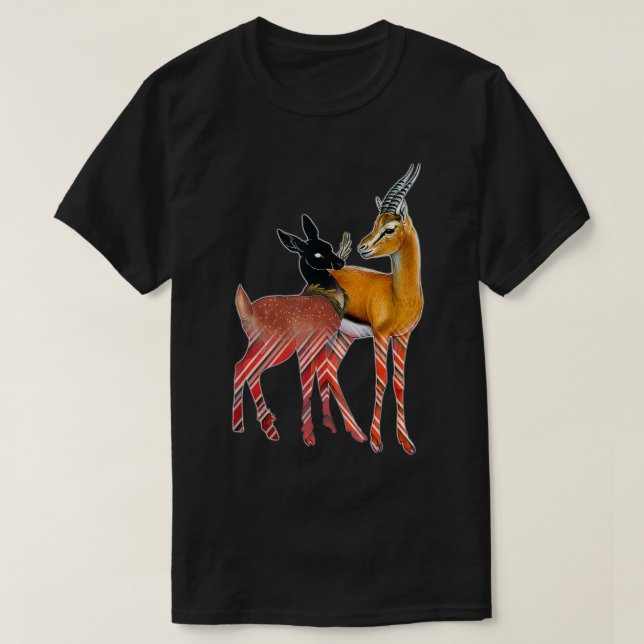 Weird Deer  Oddities and Curiosities  T-Shirt (Design Front)