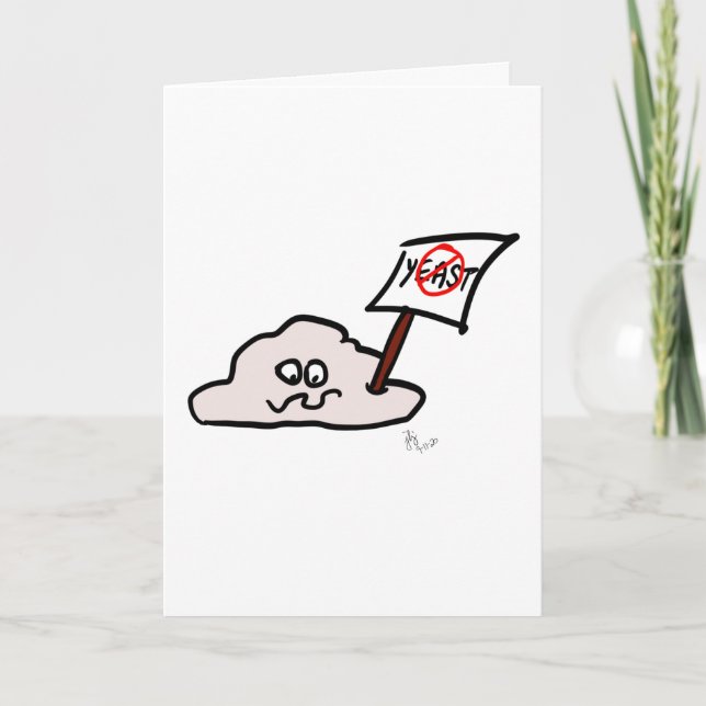 Weird Dough greeting card (Front)