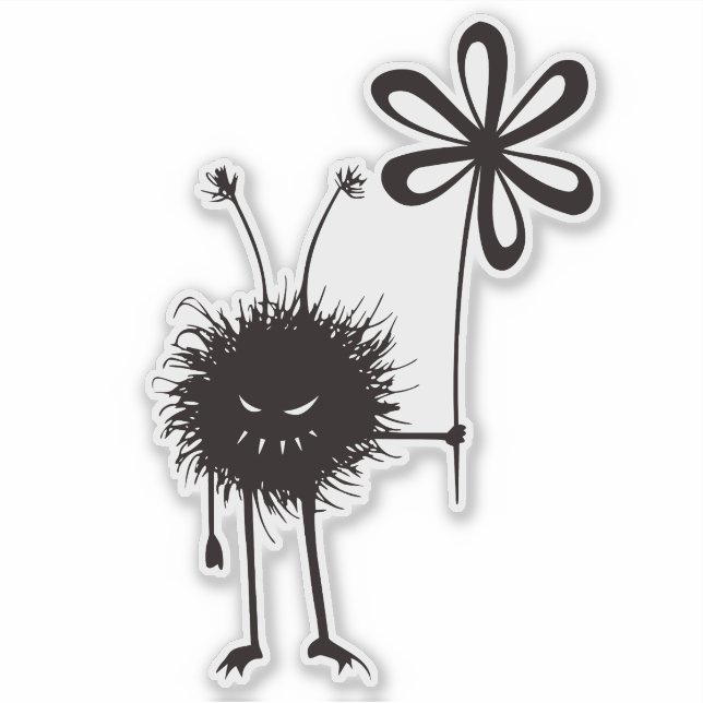 Weird Evil Flower Bug Gothic (Front)