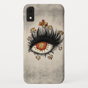 Weird Eye Of Lava Digital Art iPhone XR Case