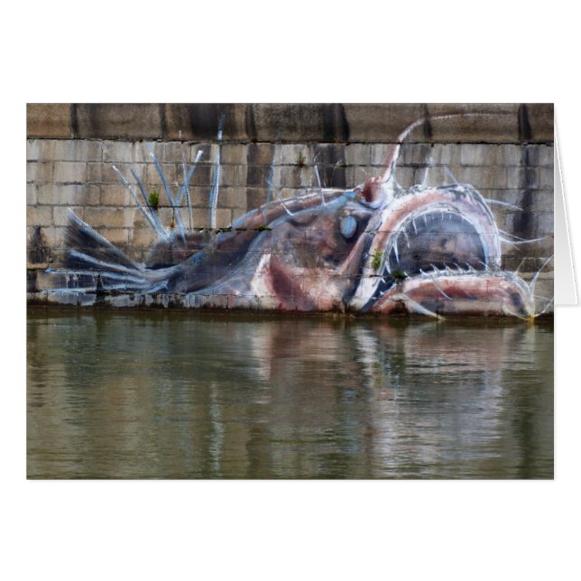 Weird Fantasy Anglerfish Graffiti (Front Horizontal)