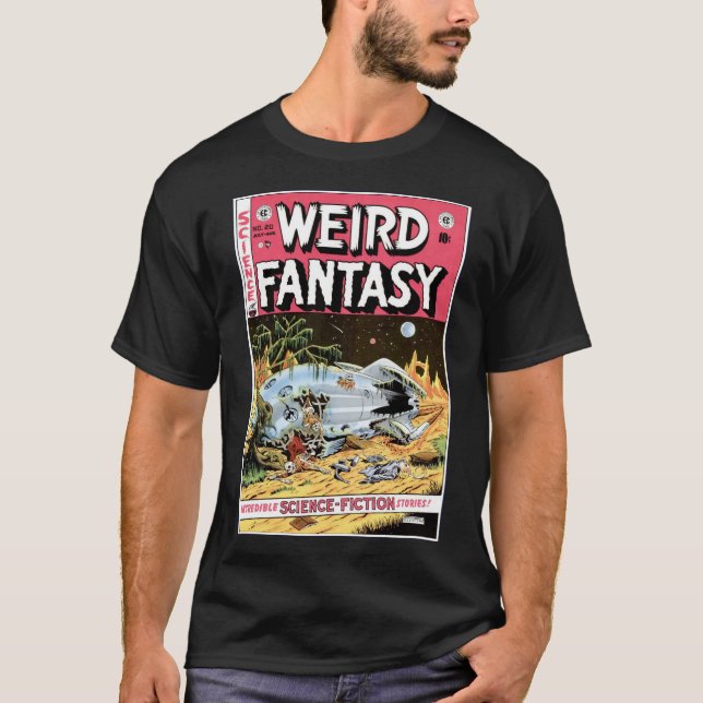 Weird Fantasy Vintage comic book T shirt (Front)
