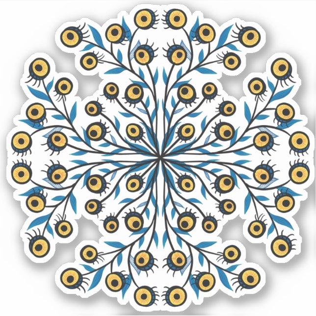 Weird Horror Creature Goth Fantasy Art With Eyes (Front)