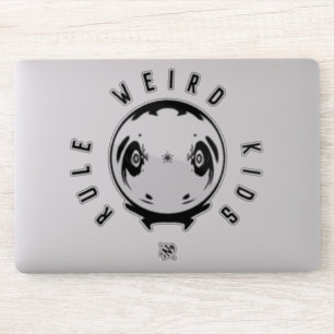 Weird Kids Rule Sticker – Funny Weirdness Motto