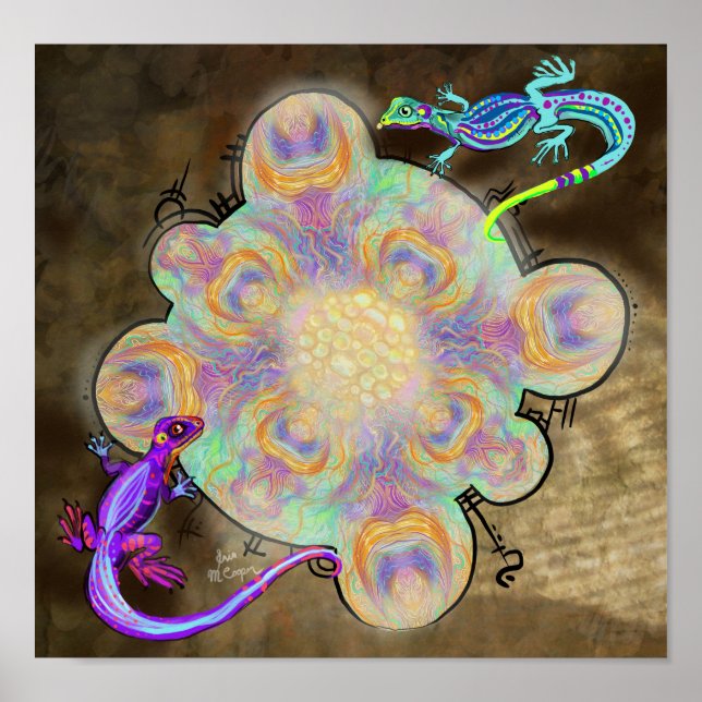 Weird Lizards Poster (Front)