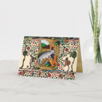 WEIRD MEDIEVAL BESTIARY, MUSIC,CAT PLAYING ORGAN H