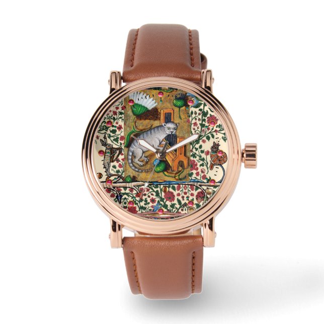 WEIRD MEDIEVAL BESTIARY MUSIC,CAT PLAYING ORGAN  WATCH (Front)