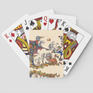 WEIRD MEDIEVAL BESTIARY WAR Snails ,Killer Rabbit  Playing Cards