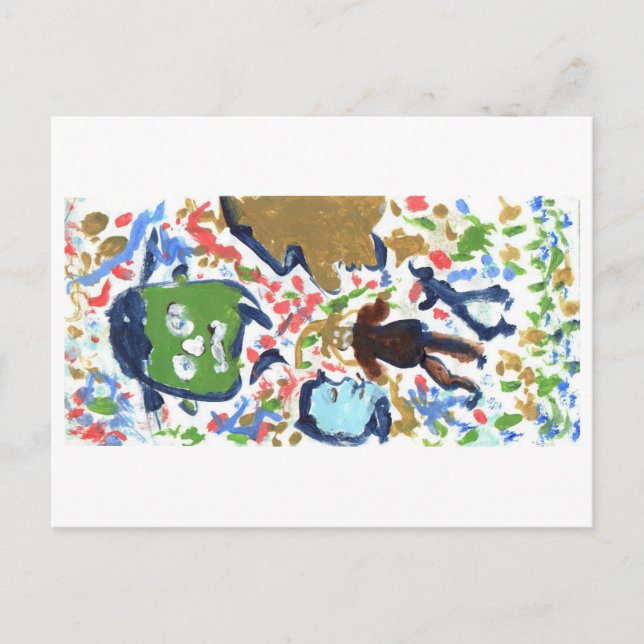 Weird people postcard (Front)