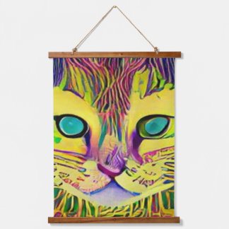 weird psychedelic kool katz 35 hanging tapestry
