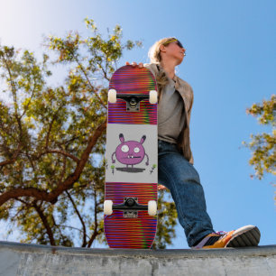 WEIRD PURPLE MONSTER Skateboard