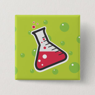 Weird Science 15 Cm Square Badge
