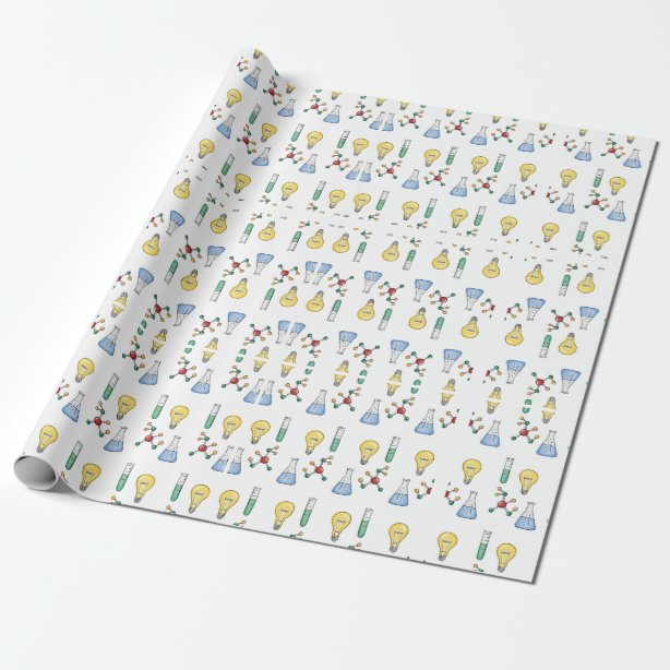 Science Wrapping Paper Zazzle UK