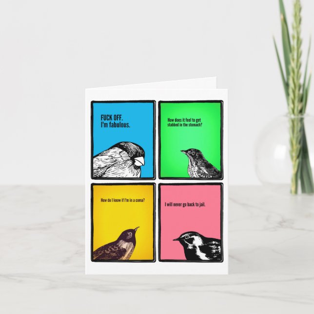 Weird stationary for strange people note card (Front)