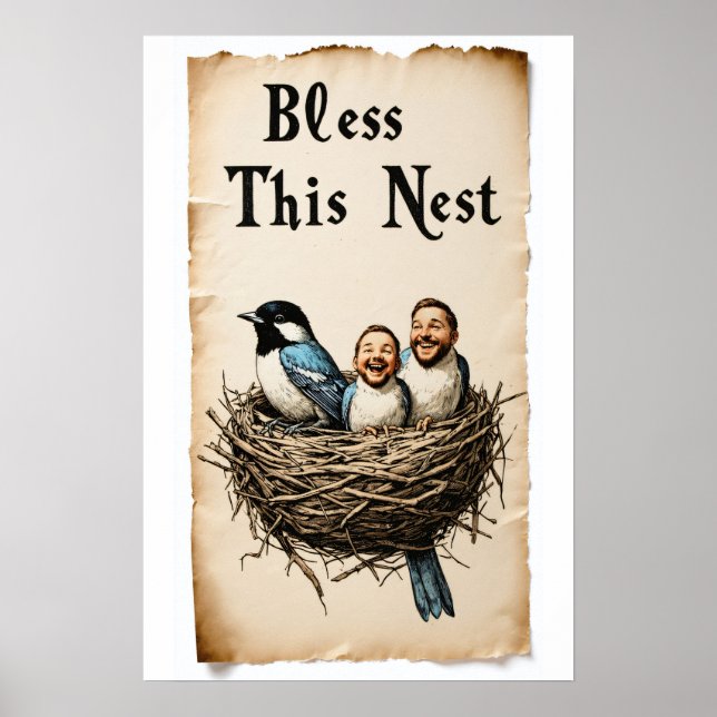 Weird Stuff Bless This Nest Poster (Front)