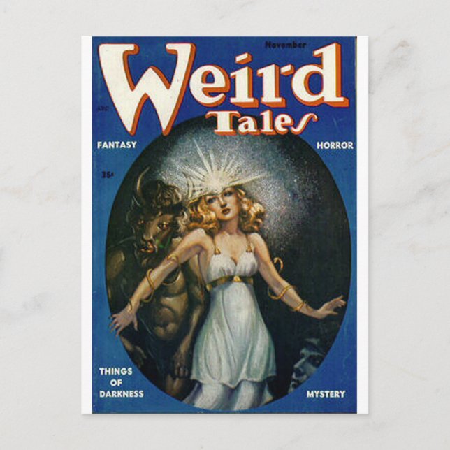 weird tales art postcard (Front)
