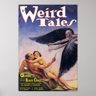 weird tales art poster