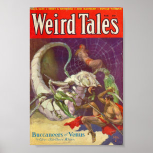 Weird Tales Comic Poster - Buccaneers of Venus