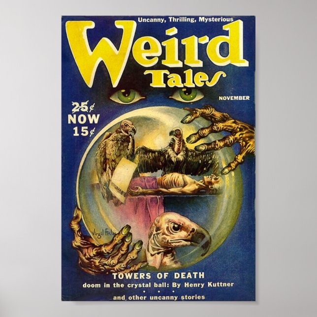 Weird Tales Comic Poster December1 (Front)