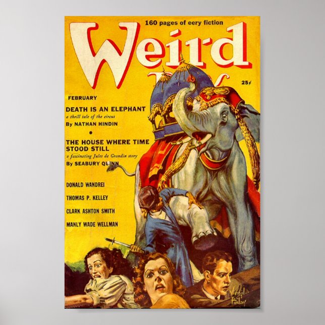 Weird Tales Comic Poster February (Front)