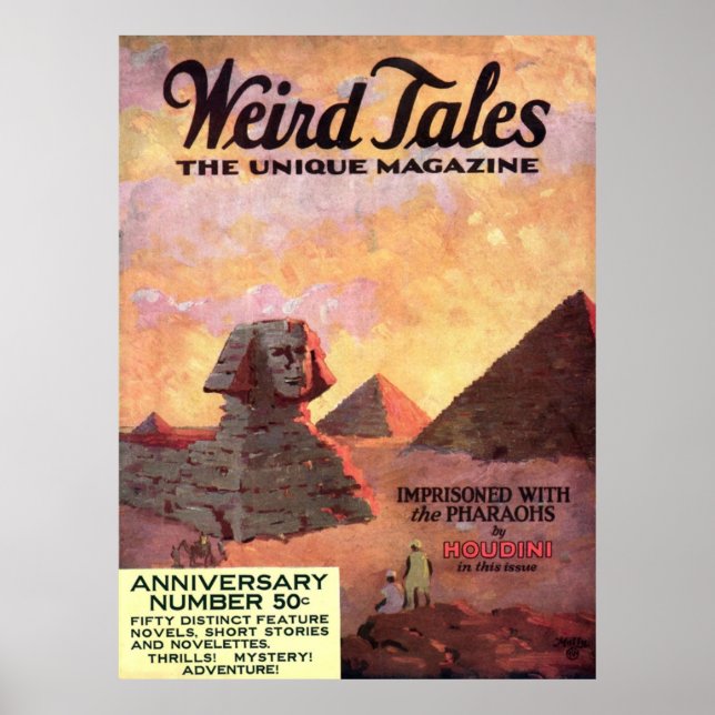 Weird Tales Magazine MAY 1924 Poster (Front)