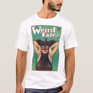 Weird Tales Magazine Woman Dressed Like a Bat T-Shirt